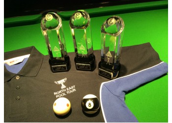 North East Pool Tour Trophies